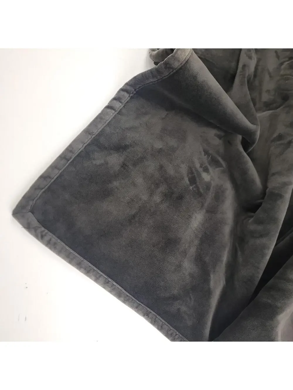 Pottery Barn Faux Fur Brown Ombre Burgundy Throw Blanket 50x60
